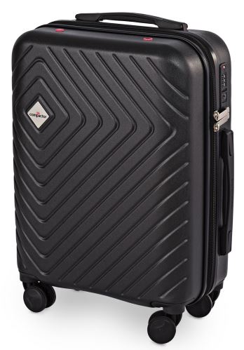 Kabinový kufr Compactor Hybrid Luggage S Vacuum System 55 x 20 x 40 cm, černý