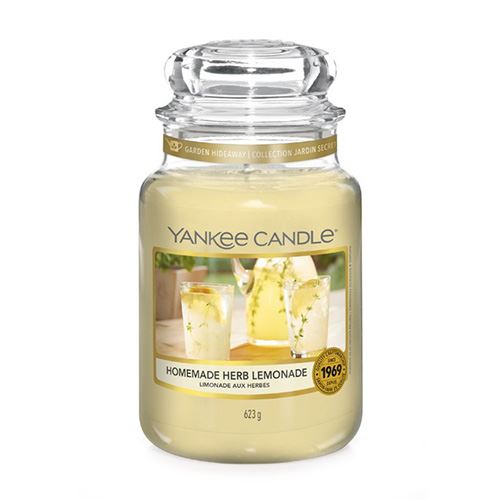 Svíčka ve skleněné dóze Yankee Candle Domácí bylinková limonáda, 623 g