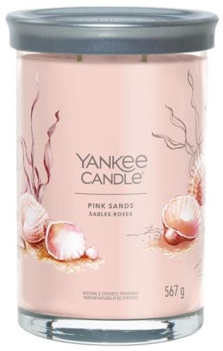 Svíčka YANKEE CANDLE Signature 2 knoty Pink Sands 567 g