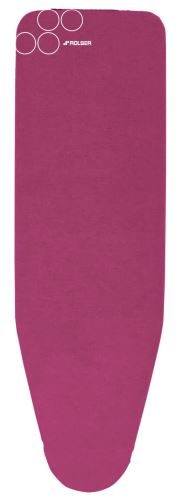Rolser potah na žehlící prkno 115 x 35 cm, vel. potahu M, 125 x 44 cm, růžový