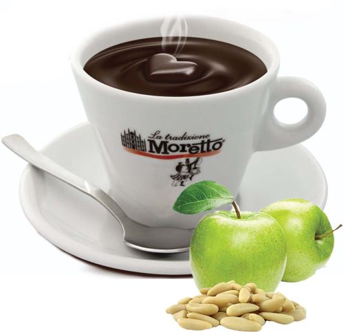 Horká čokoláda Moretto - Jablko s piniovými oříšky 30g