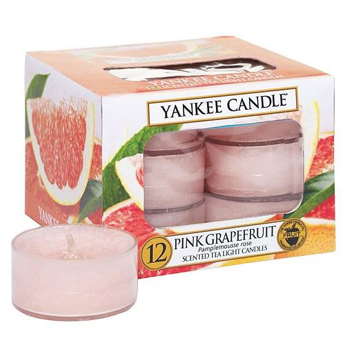 Svíčky čajové Yankee Candle Růžový grep,   12 ks