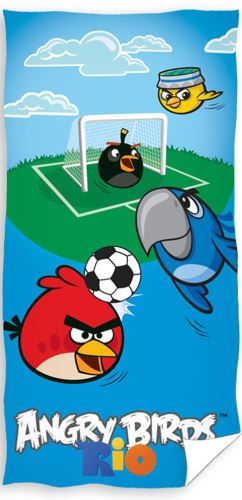 Dětská osuška Angry Birds Fotbal