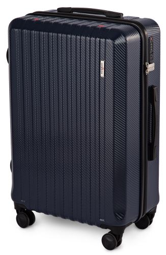 Cestovní kufr Compactor Hybrid Luggage L Vacuum System 46,5 x 26 x 68 cm, tmavě modrý