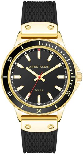 Hodinky ANNE KLEIN Analogové hodinky Considered Solar AK/3890BKBK