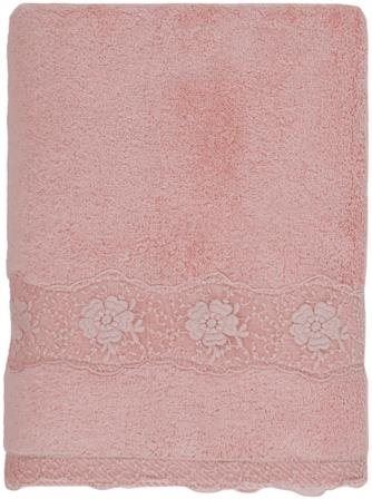 Ručník Soft Cotton Ručník Stella s krajkou 50 x 100 cm, růžová rose