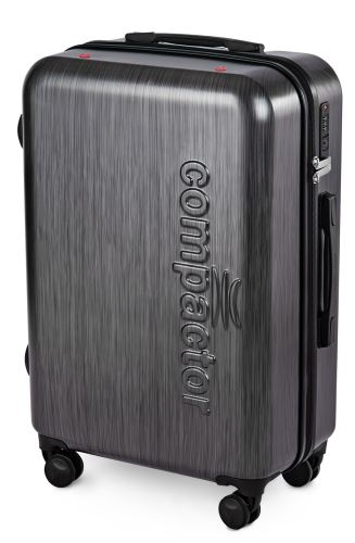 Cestovní kufr Compactor Hybrid Luggage L Vacuum System 46,5 x 26 x 68 cm, grafitový