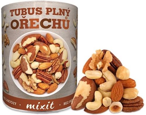 Ořechy Mixit Tubus plný ořechů 400g