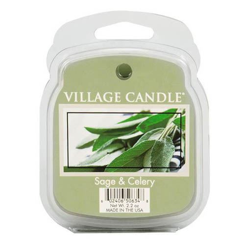 Vonný vosk Village Candle Svěží šalvěj, 62 g