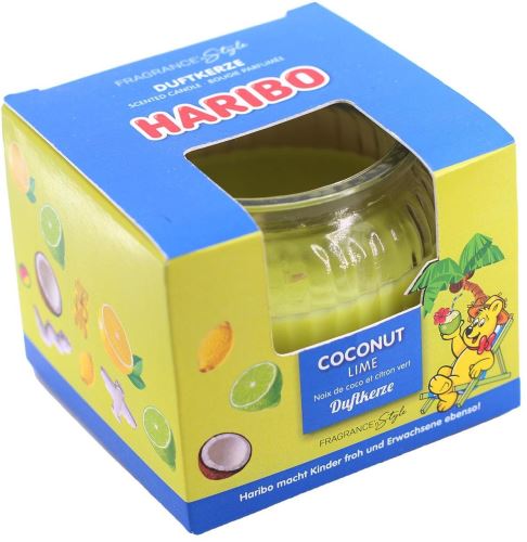 Svíčka HARIBO Coconut Lime 85 g