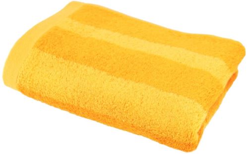 Ručník Dommio bambusový ručník Stripe 50x90 cm žlutý