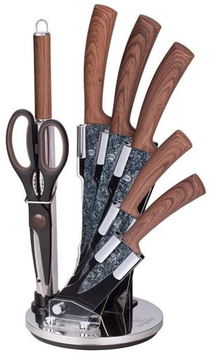 BERLINGERHAUS BERLINGERHAUS Sada nožů ve stojanu s nepřilnavým povrchem 8 ks Original Wood BH-2836