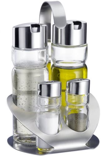 Menážka WESTMARK Stolní souprava sůl, pepř, olej, ocet Wien