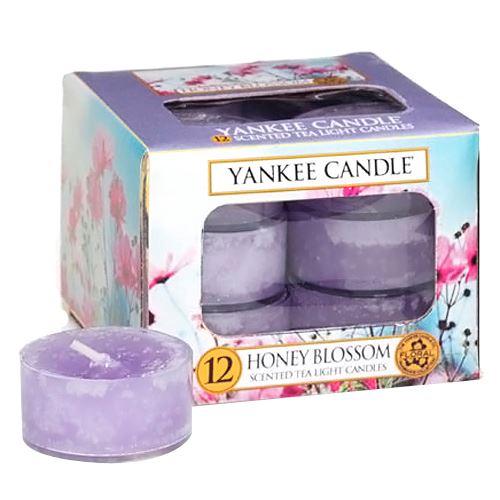Svíčky čajové Yankee Candle Medový kvítek,   12 ks