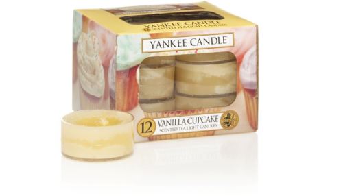 Svíčka YANKEE CANDLE Vanilla Cupcake 12 × 9,8 g