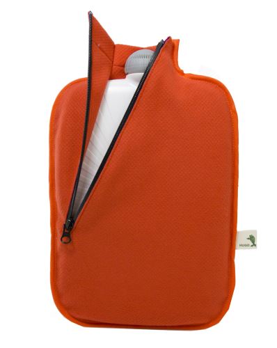 Termofor Hugo Frosch Eco Classic Comfort se softshellovým obalem na zip – oranžový