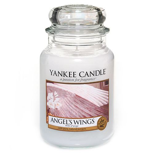 Svíčka ve skleněné dóze Yankee Candle Andělská křídla, 623 g