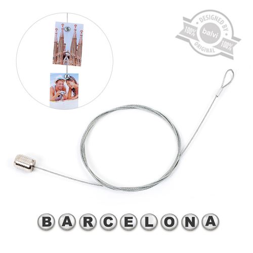 Závěsné lanko s magnetky na fotografie Barcelona 25593, 150cm