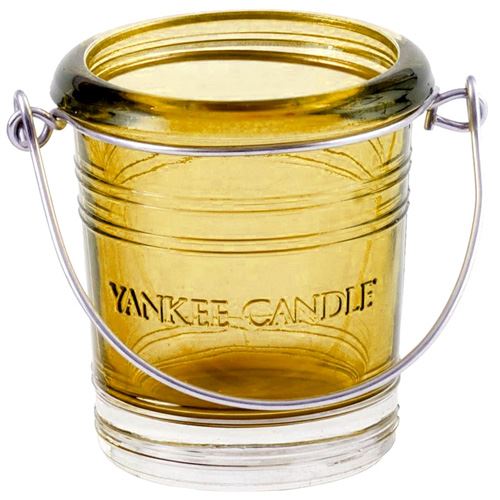 Yankee Candle Svícen skleněný Žlutý 154g