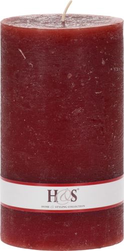 Svíčka H&L Svíčka válec 9 x 15 cm, červená