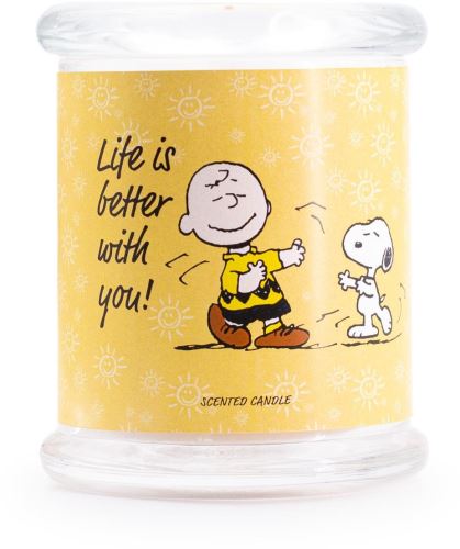 Svíčka PEANUTS Life is better with you 250 g