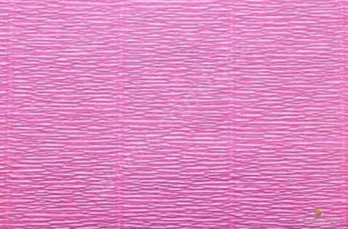 Krepový papír role 50cm x 2,5m - růžový 550