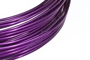 Dekorační drát hliníkový - fialový