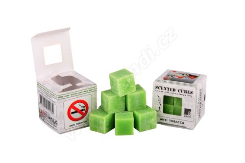 Vonnný vosk Scented cubes - anti tabacco, 8ks vonných kostiček