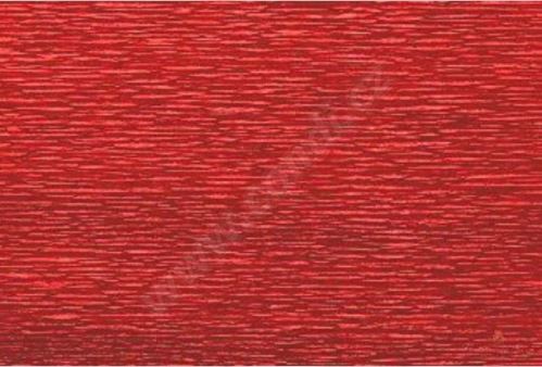 Krepový papír role 50cm x 2,5m - tmavě červený 583