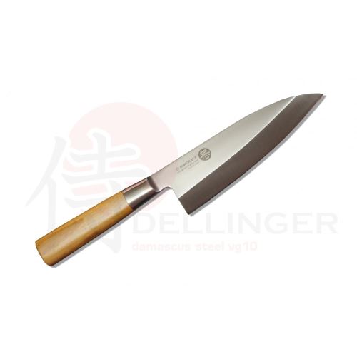 Deba 165 mm-Suncraft Senzo Bamboo-High carbon-japonský kuchyňský nůž