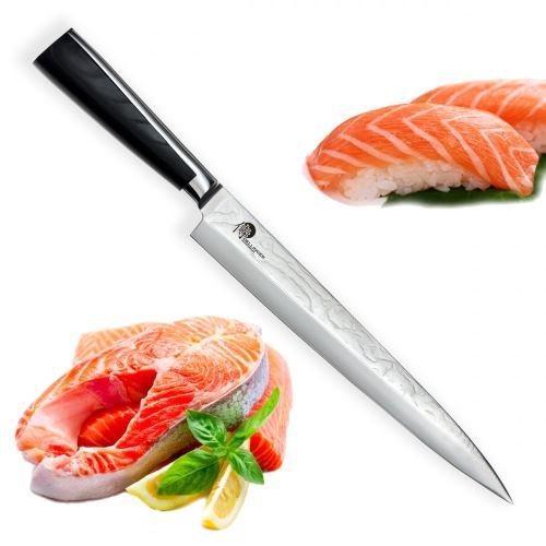 nůž Yanagiba 9,5" (240mm) Dellinger Sushi Professional Damascus