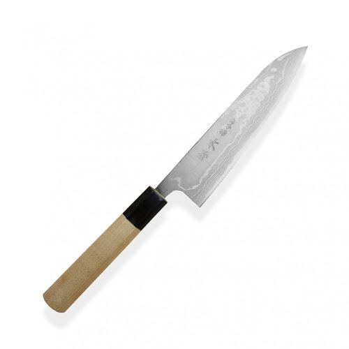 nůž Gyuto / Chef 180 mm - KIYA - Suminagashi White - Damascus 11 layers