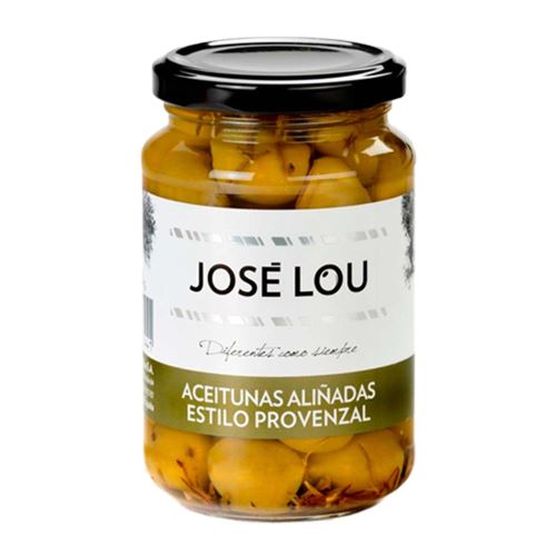 olivy zelené José Lou s peckou na venkovský způsob 190 g
