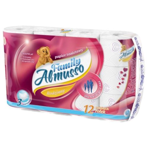 toaletní papír Almusso Family 3 vrstvý -12 ks