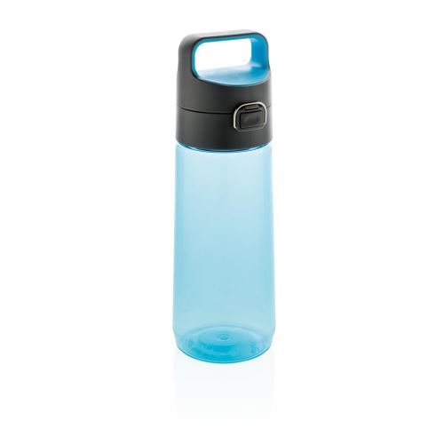Láhev na vodu s uzamykatelným víčkem, 600 ml, XD Xclusive, modrá